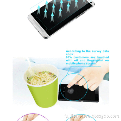 Super anti crack 0.2mm round angle tempered glass screen protector for HTC ONE MAX